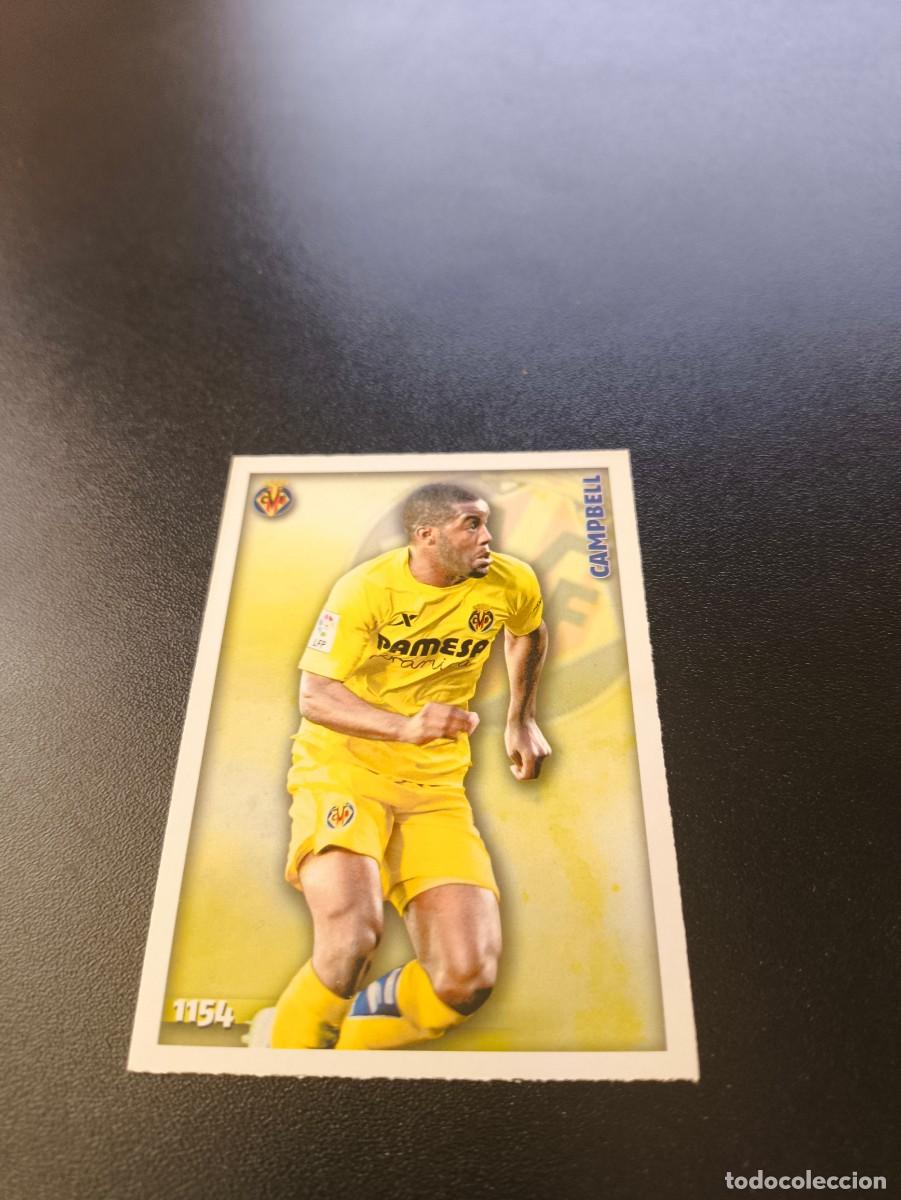 Cartes &agrave; collectionner de Football: 1154 CAMPBELL VILLARREAL ULTIMA HORA UH MUNDICROMO LIGA 2014 2015 PLATINUM NO PANINI ESTE
