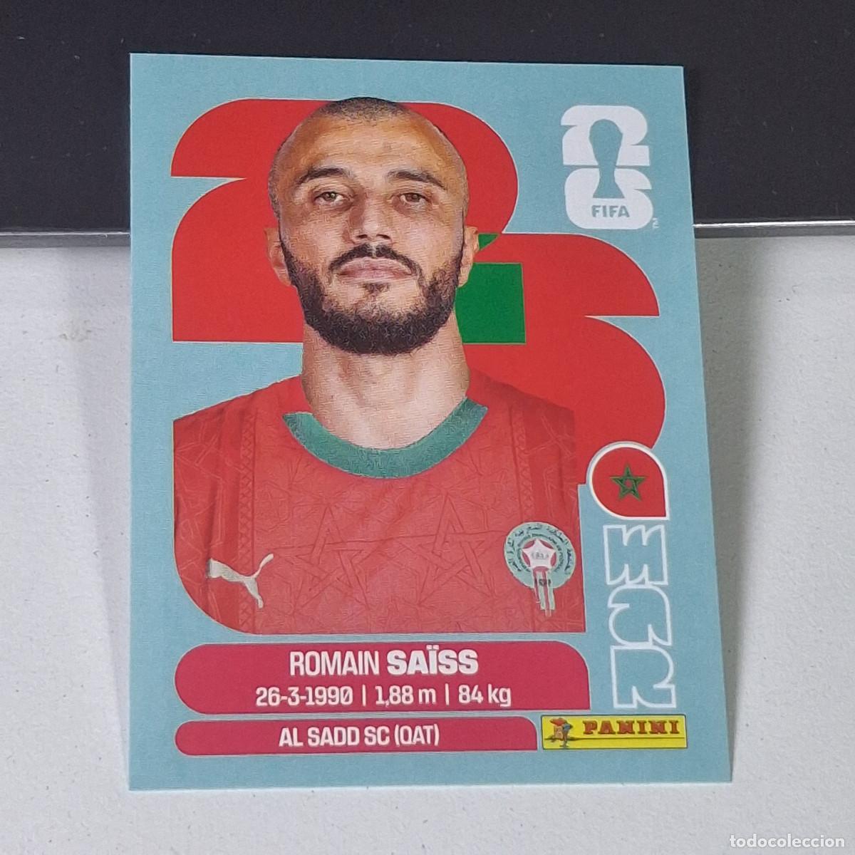 Cartes &agrave; collectionner de Football: B8 MAR 7 MAR7 ROMAN SAISS MARRUECOS MOROCCO MAR MUNDIAL FIFA WORLD CUP 2026 STICKER PANINI