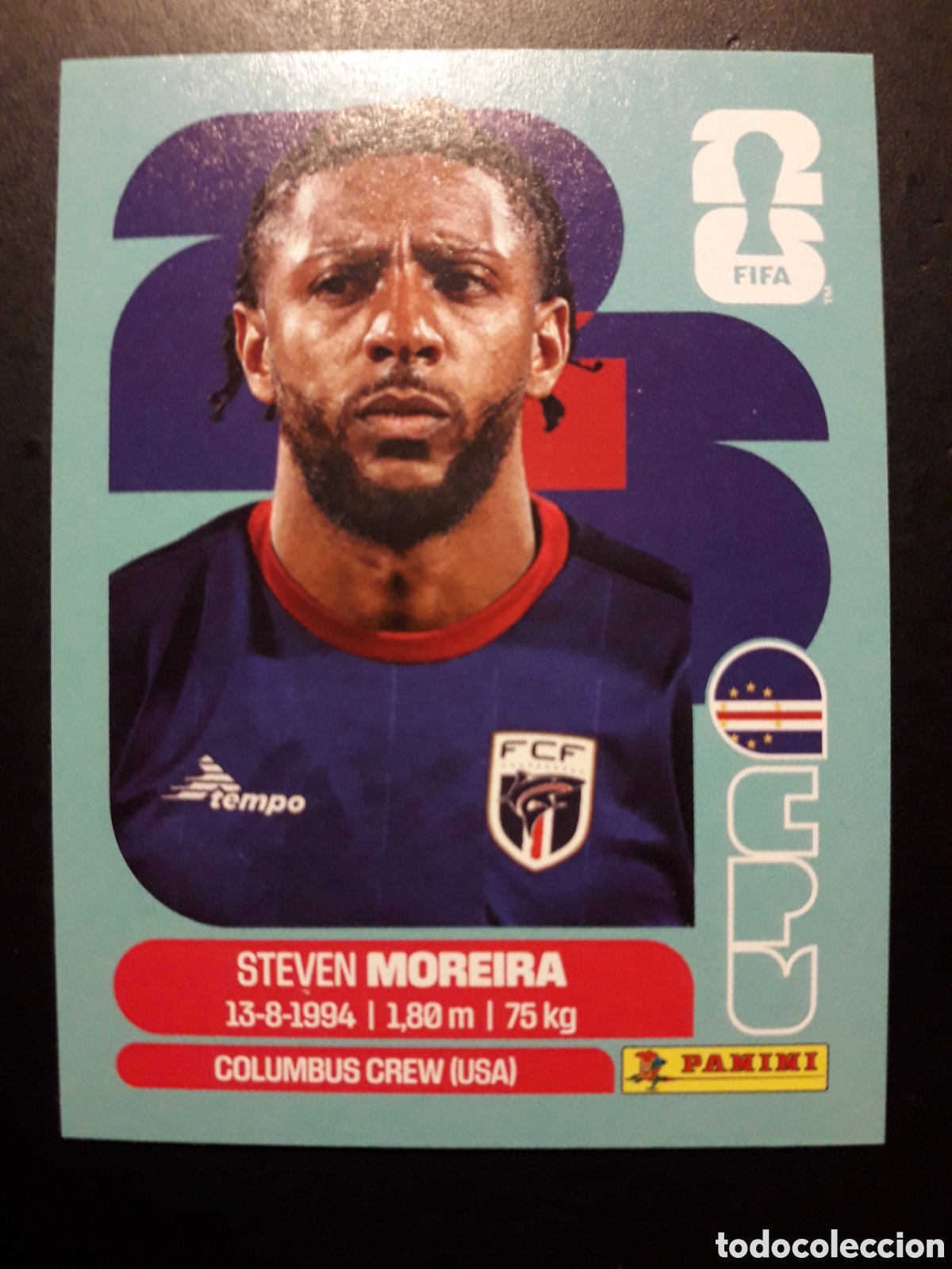Cromos de Futebol: MOREIRA CABO VERDE CPV 6 MUNDIAL F&Uacute;TBOL 2026 FIFA WORLD CUP PANINI SIN PEGAR PEDIDO M&Iacute;NIMO 3&euro;