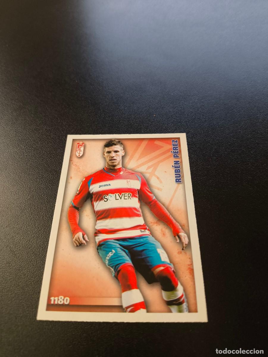 Cartes &agrave; collectionner de Football: 1180 RUBEN PEREZ GRANADA ULTIMA HORA UH MUNDICROMO LIGA 2014 2015 PLATINUM NO PANINI ESTE