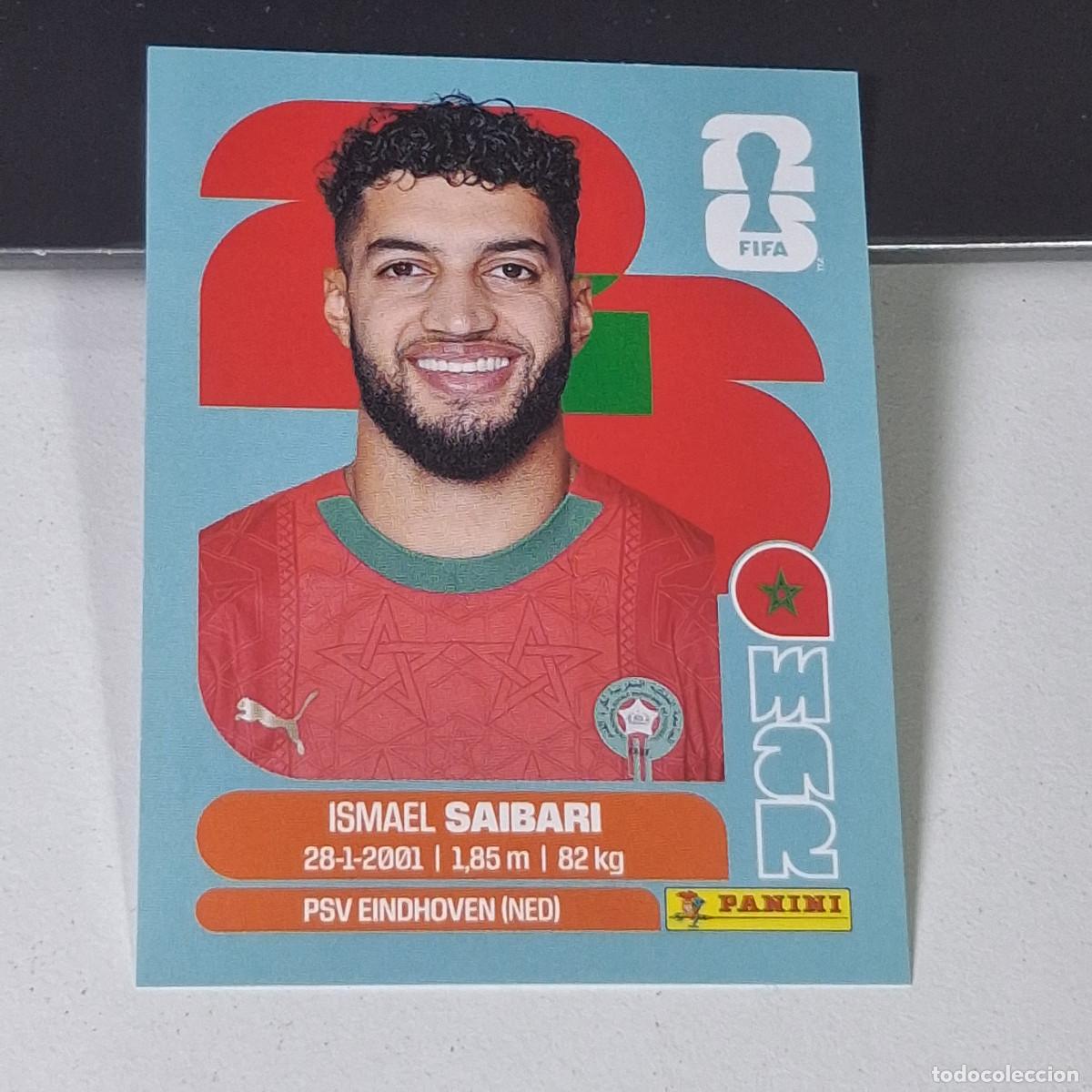Cartes &agrave; collectionner de Football: B8 MAR15 ISMAEL SAIBARI 15 MARRUECOS MOROCCO MAR MUNDIAL FIFA WORLD CUP 2026 STICKER PANINI