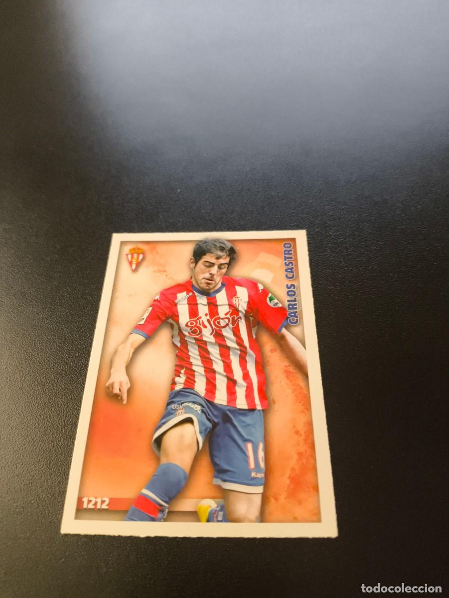 Cartes &agrave; collectionner de Football: 1212 CARLOS CASTRO SPORTING GIJON ULTIMA HORA UH MUNDICROMO LIGA 2014 2015 PLATINUM NO PANINI ESTE