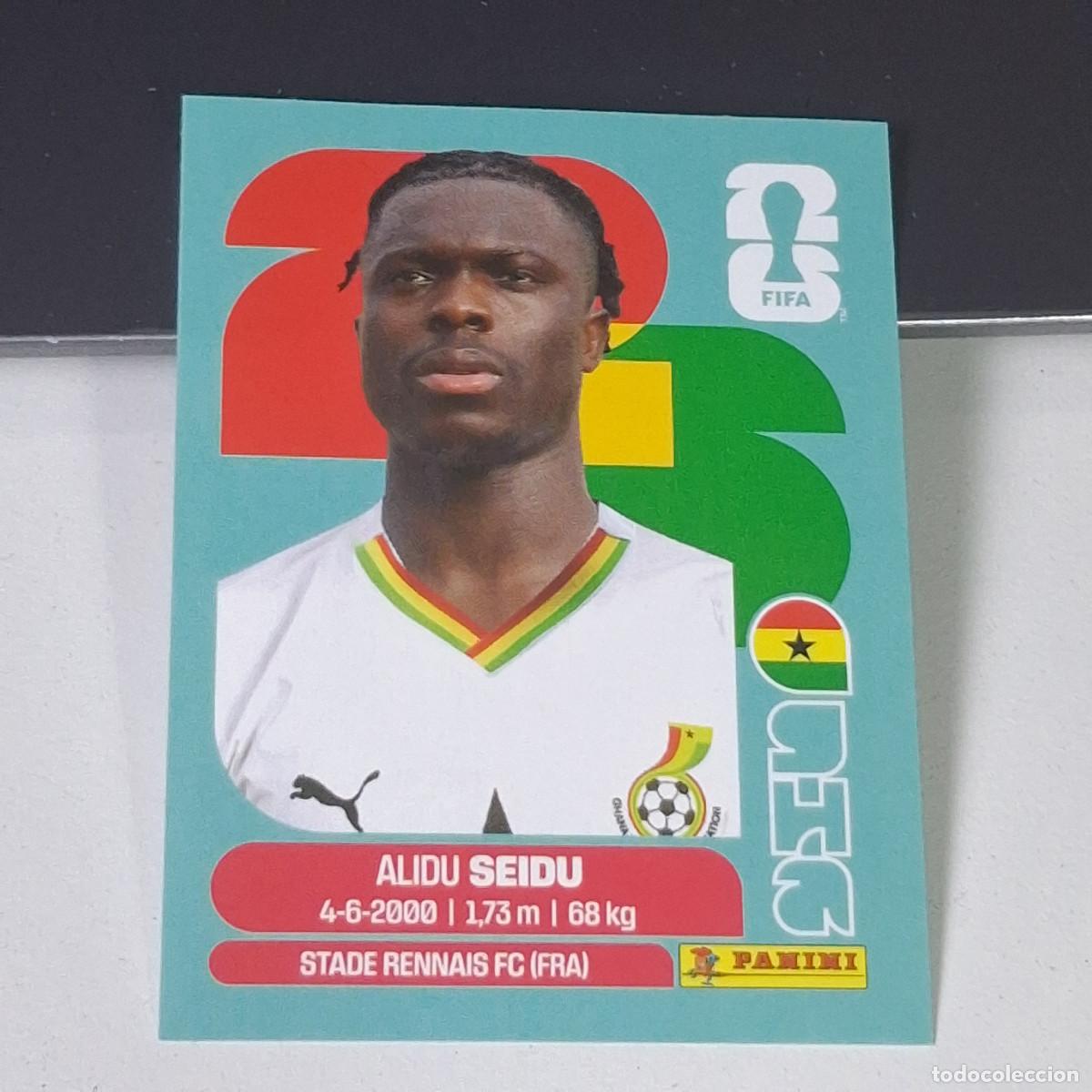 Cromos de F&uacute;tbol: B8 GHA5 ALIDU SEIDU 5 GHANA GHA MUNDIAL FIFA WORLD CUP 2026 STICKER PANINI