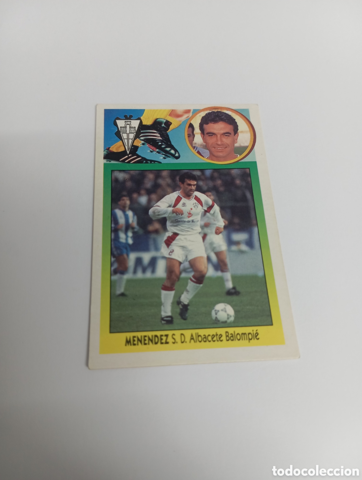 Cromos de F&uacute;tbol: MEN&Eacute;NDEZ Albacete Liga Este 1993 1994 CART&Oacute;N Panini 93 94 RECUPERADO