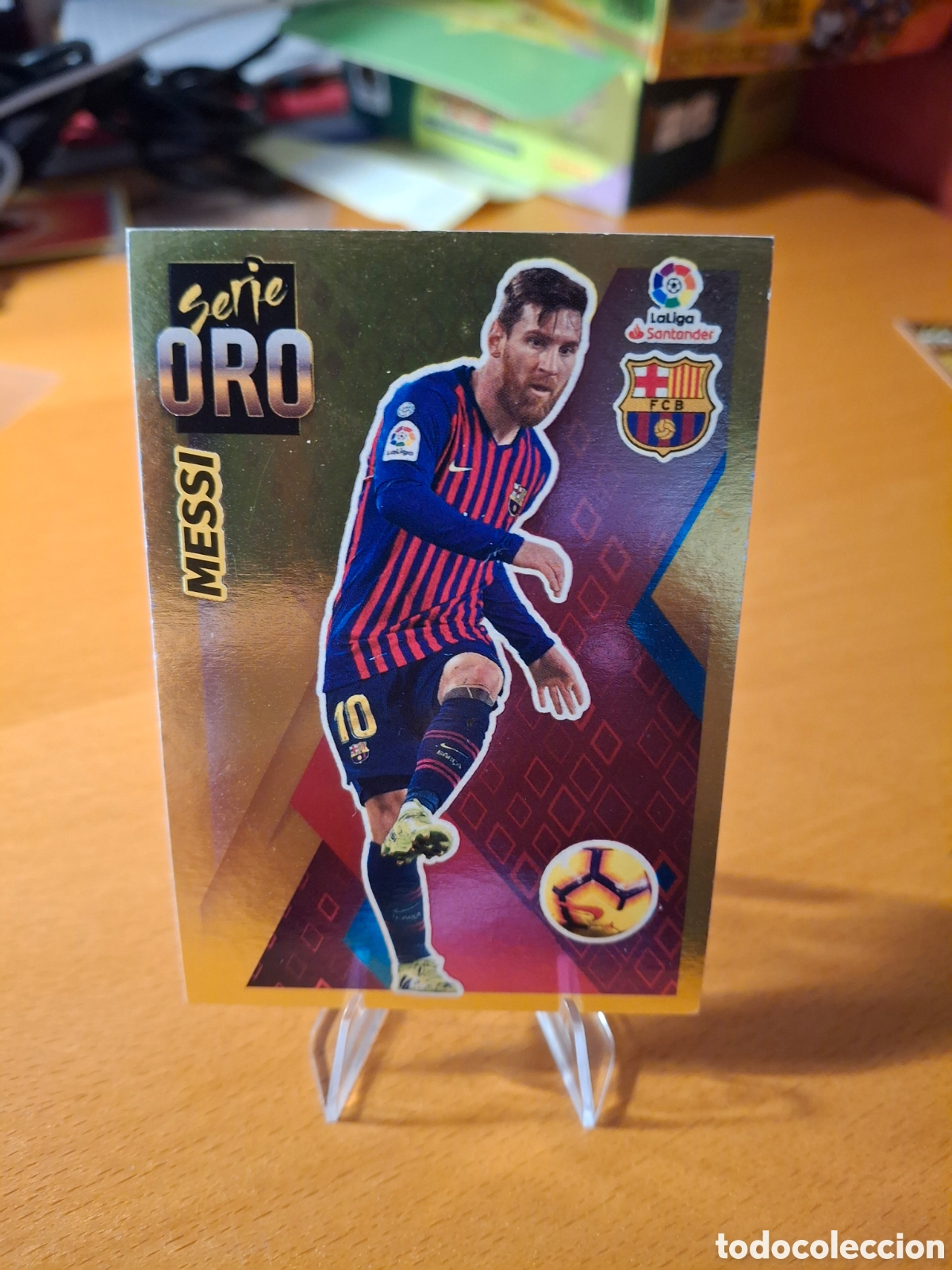 Cromos de F&uacute;tbol: Messi. Liga ESTE 2019-2020