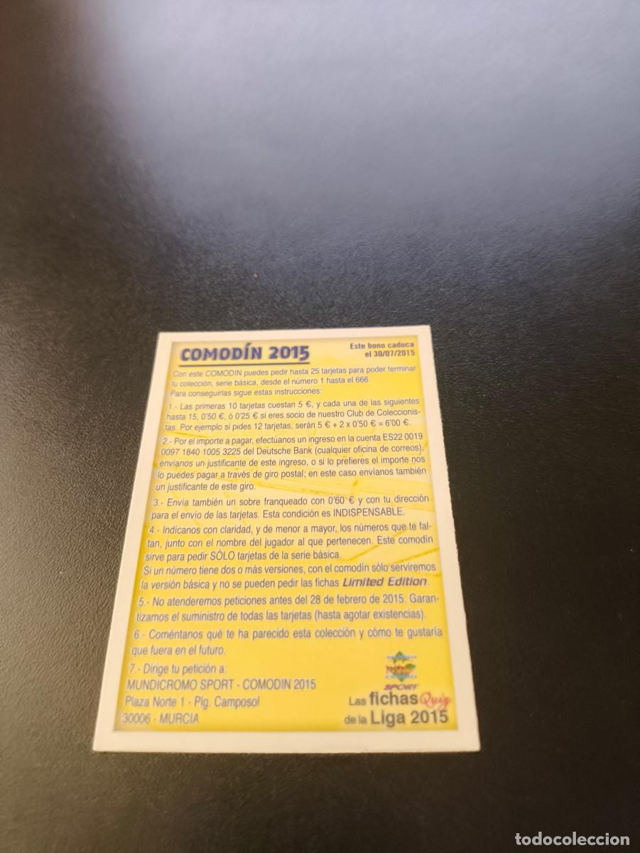 Cromos de F&uacute;tbol: COMODIN 2015 MUNDICROMO LIGA 2014 2015 PLATINUM NO PANINI ESTE