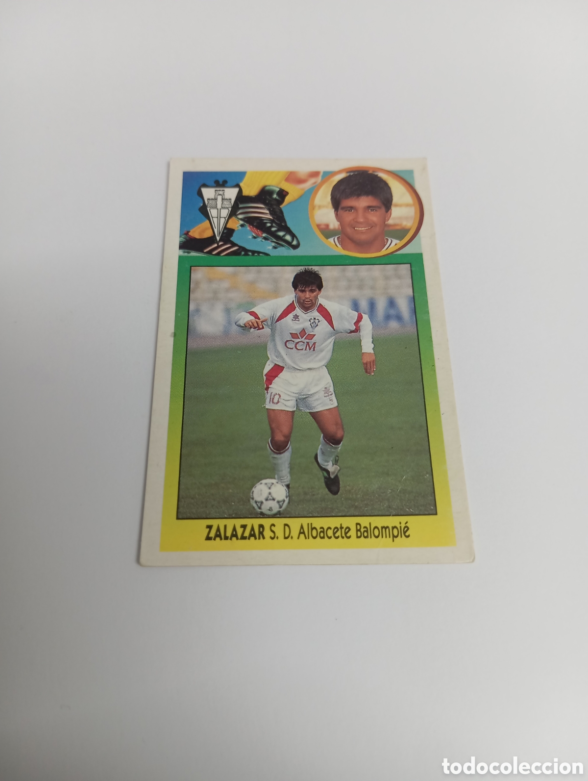 Cromos de Futebol: ZALAZAR Albacete Liga Este 1993 1994 CART&Oacute;N Panini 93 94 RECUPERADO