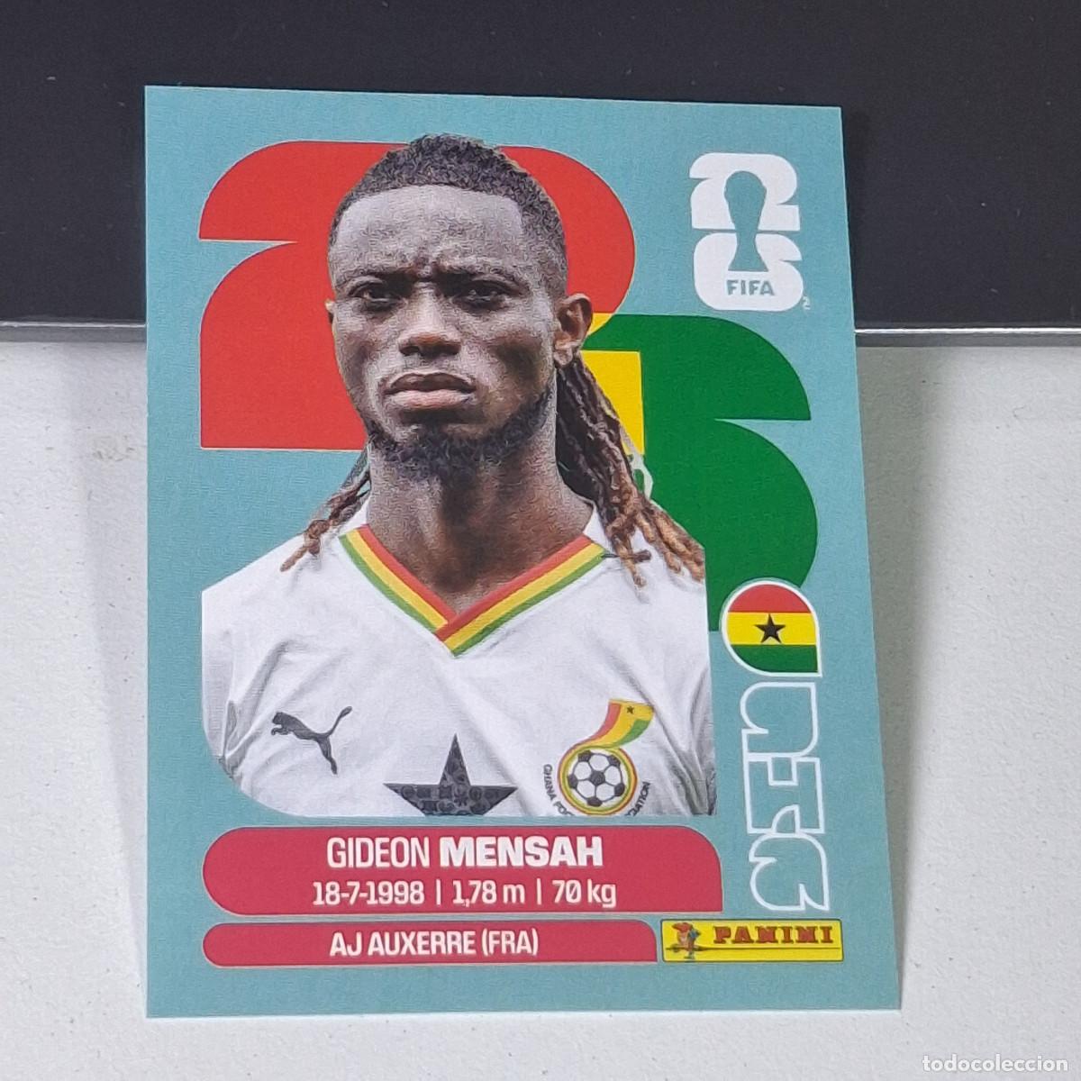 Cromos de Futebol: B8 GHA7 GIDEON MENSAH 7 GHANA GHA MUNDIAL FIFA WORLD CUP 2026 STICKER PANINI