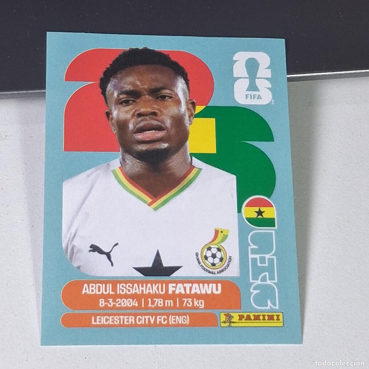 Cartes &agrave; collectionner de Football: B8 GHA9 ABDUL FATAWU ISSAHAKU 9 GHANA GHA MUNDIAL FIFA WORLD CUP 2026 STICKER PANINI
