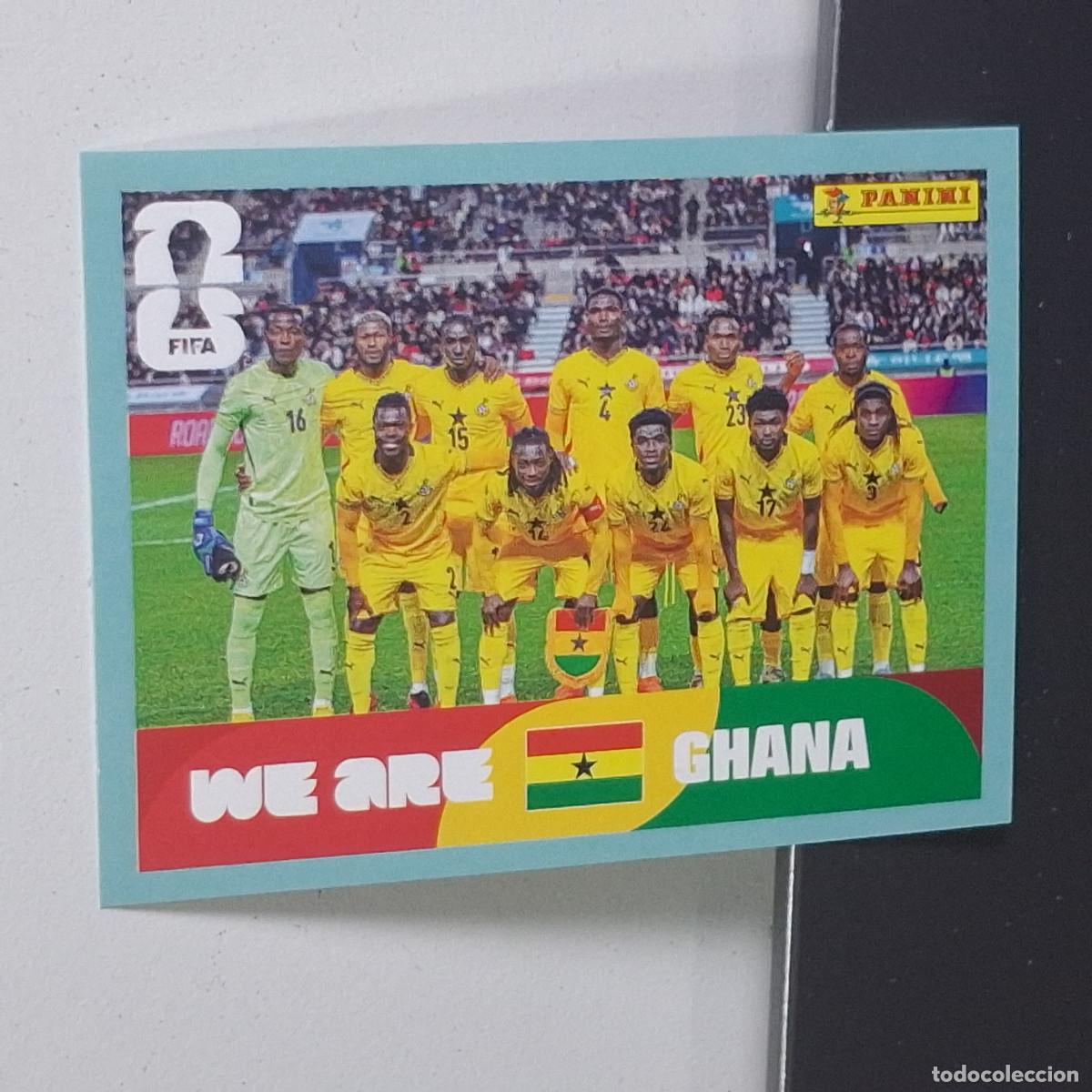 Cartes &agrave; collectionner de Football: B8 GHA 13 GHA13 PLANTILLA EQUIPO TEAM GHANA GHA MUNDIAL FIFA WORLD CUP 2026 STICKER PANINI