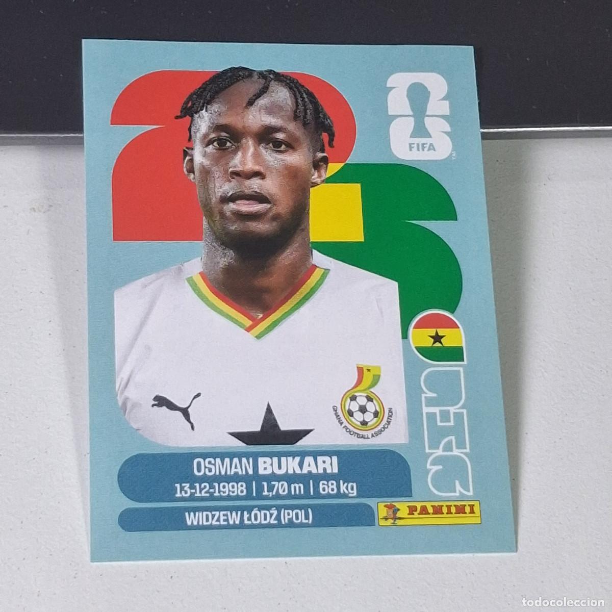 Cartes &agrave; collectionner de Football: B8 GHA19 OSMAN BUKARI 19 GHANA GHA MUNDIAL FIFA WORLD CUP 2026 STICKER PANINI