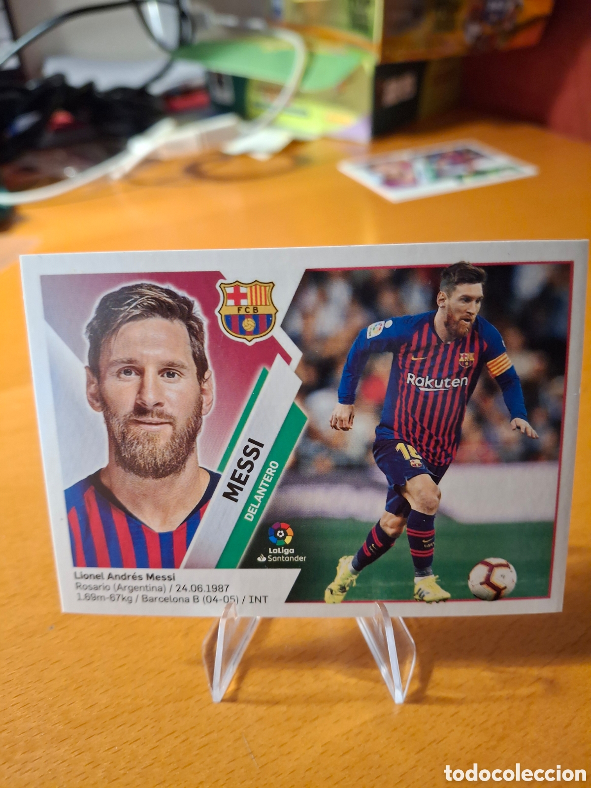 Cartes &agrave; collectionner de Football: Messi. Liga ESTE 2019-2020