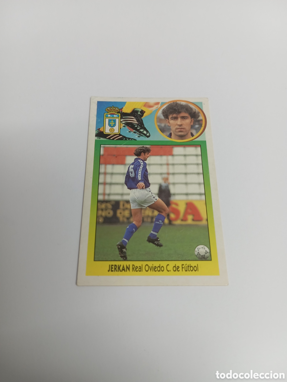 Cromos de Futebol: JERKAN Oviedo Liga Este 1993 1994 CART&Oacute;N Panini 93 94 SIN PEGAR