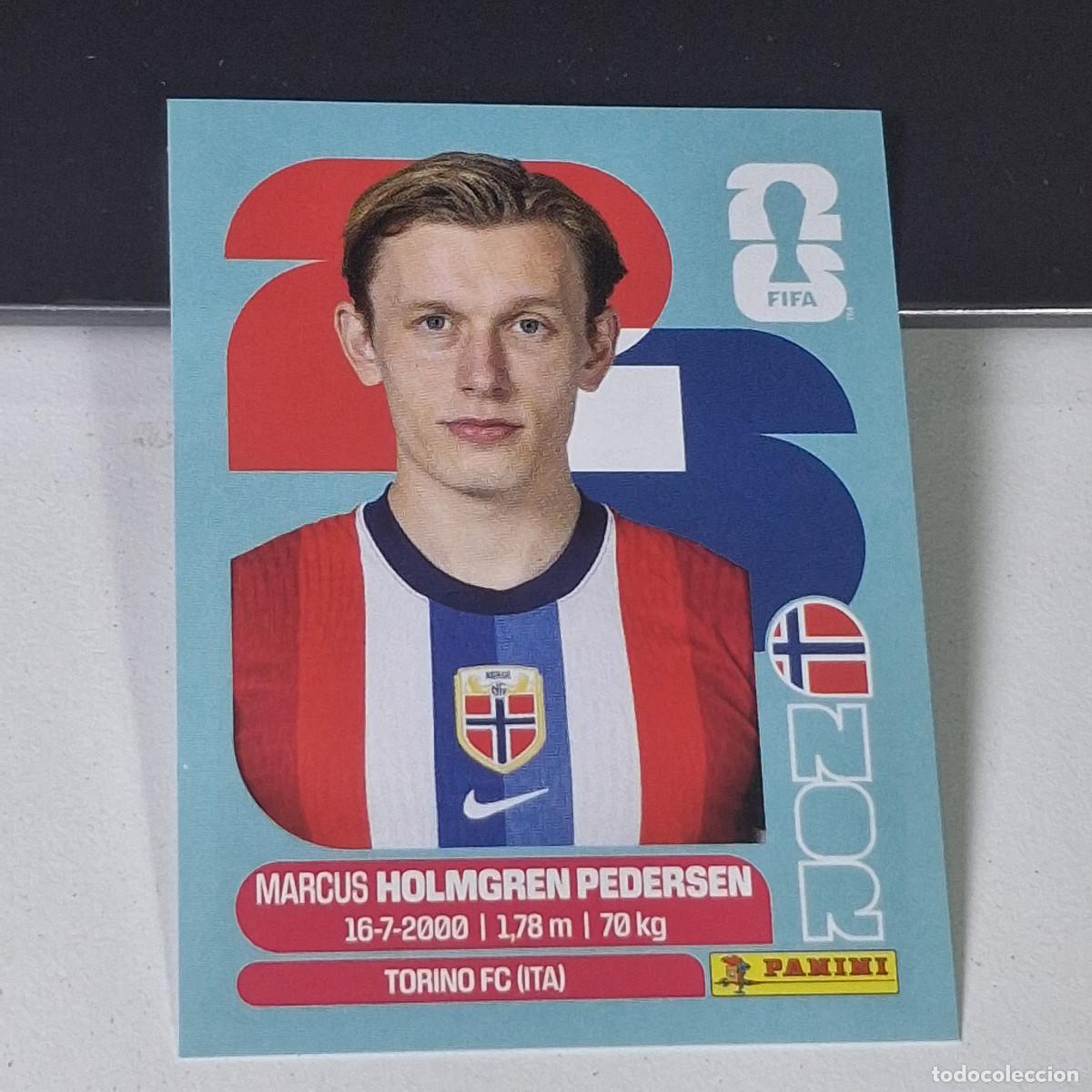 Cromos de F&uacute;tbol: B8 NOR 6 NOR6 MARCUS HOLMGREN PEDERSEN NORUEGA NORWAY NOR MUNDIAL FIFA WORLD CUP 2026 STICKER PANINI