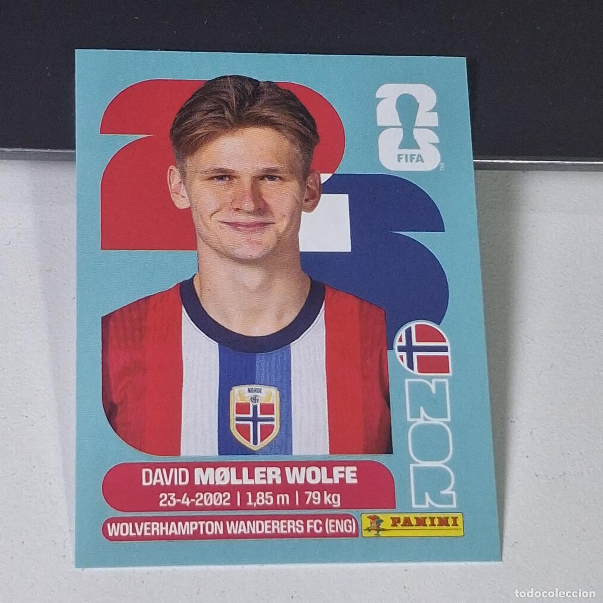 Cromos de F&uacute;tbol: B8 NOR 7 NOR7 DAVID MOLLER WOLFE NORUEGA NORWAY NOR MUNDIAL FIFA WORLD CUP 2026 STICKER PANINI