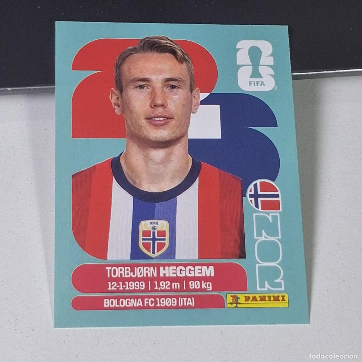 Cromos de F&uacute;tbol: B8 NOR 8 NOR8 TORBJORN HEGGEM NORUEGA NORWAY NOR MUNDIAL FIFA WORLD CUP 2026 STICKER PANINI