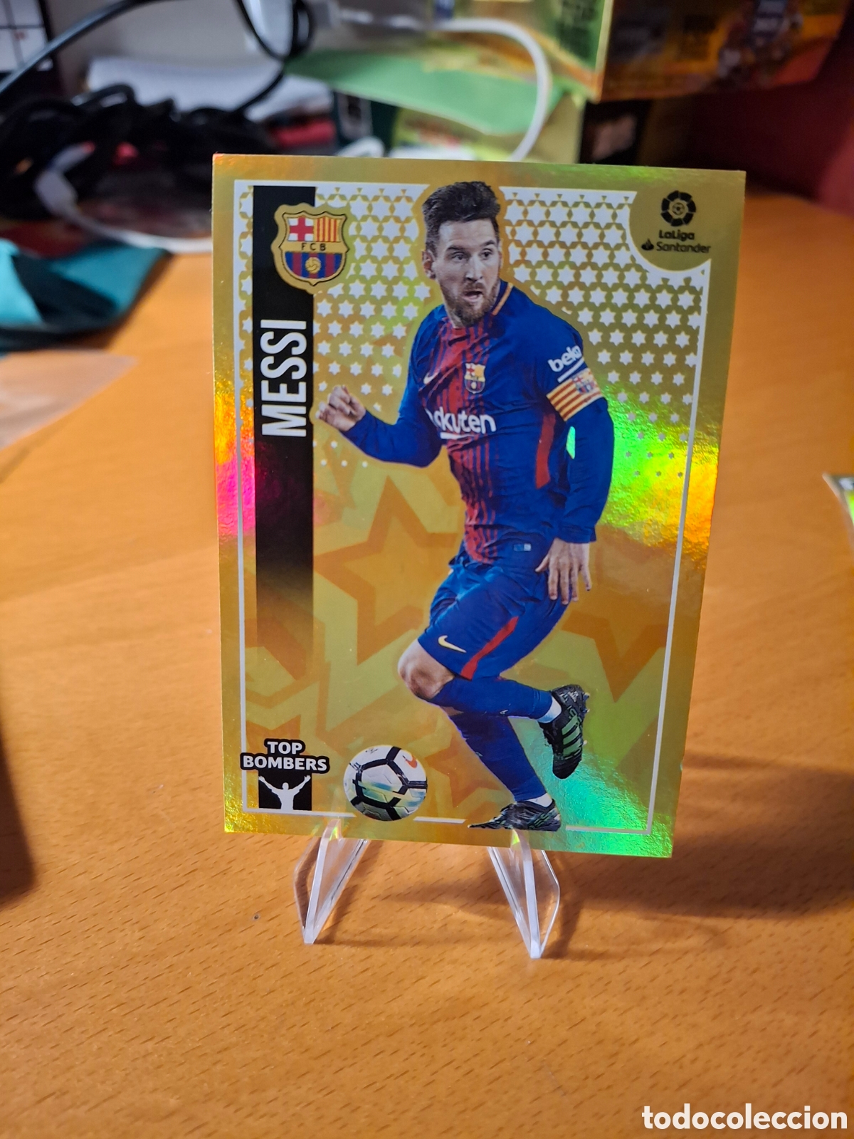 Cromos de F&uacute;tbol: Messi. Liga ESTE 2018-2019