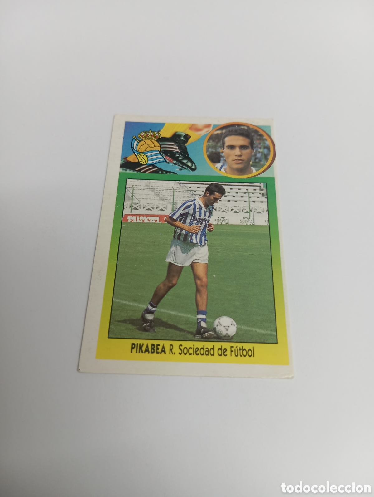 Cromos de F&uacute;tbol: PIKABEA Real Sociedad Liga Este 1993 1994 CART&Oacute;N Panini 93 94 RECUPERADO