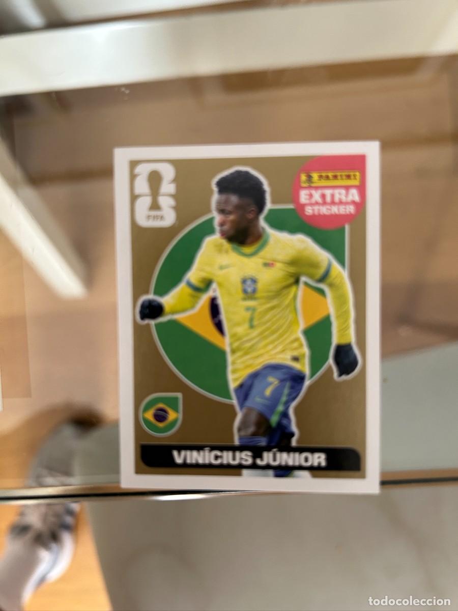 Cromos de Futebol: vinicius sticker gold nuevo