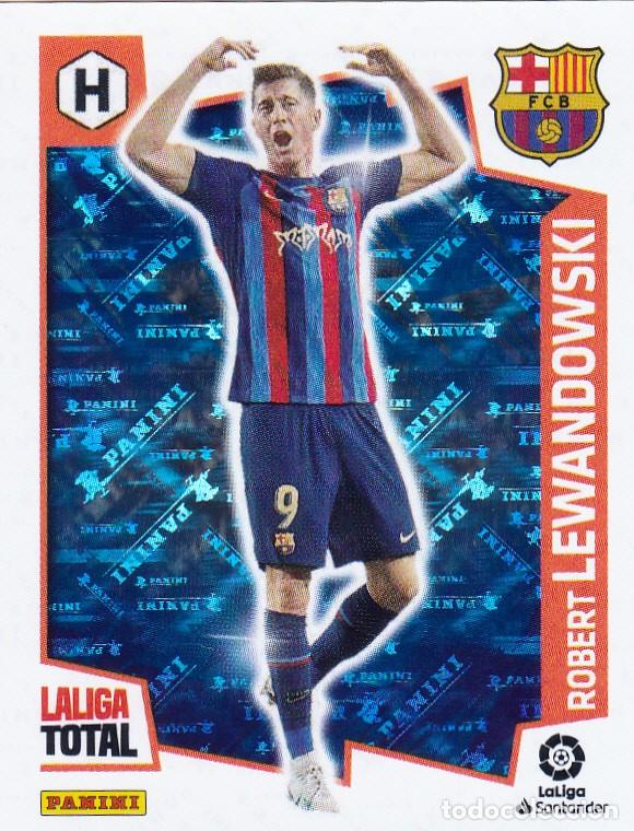 Cromos de F&uacute;tbol: LALIGA TOTAL 2022-23 * LEWANDOWSKI N&ordm; 455 HEROES * NUEVO DE SOBRE (A-8)