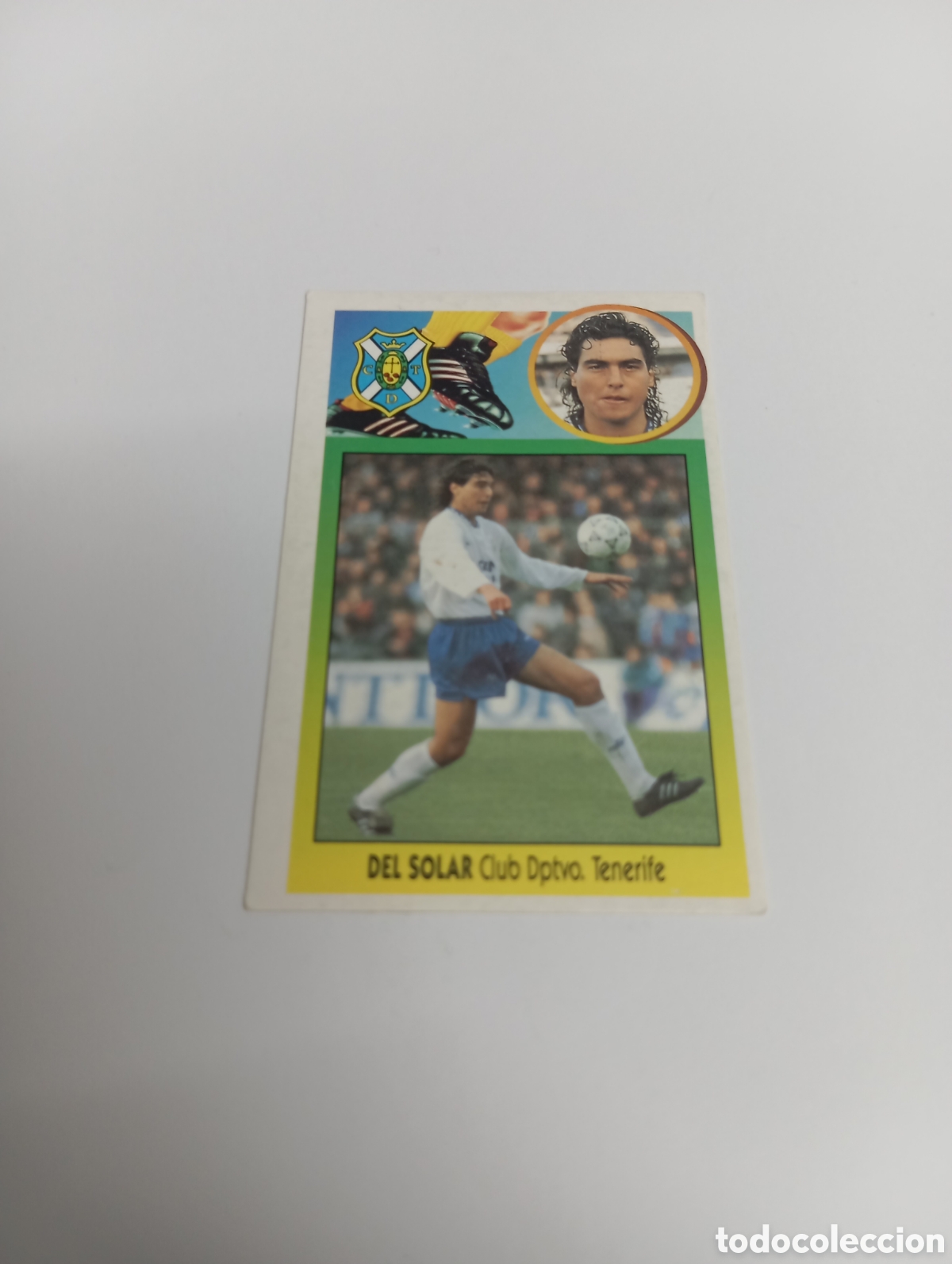 Cromos de F&uacute;tbol: DEL SOLAR Tenerife Liga Este 1993 1994 CART&Oacute;N Panini 93 94 RECUPERADO