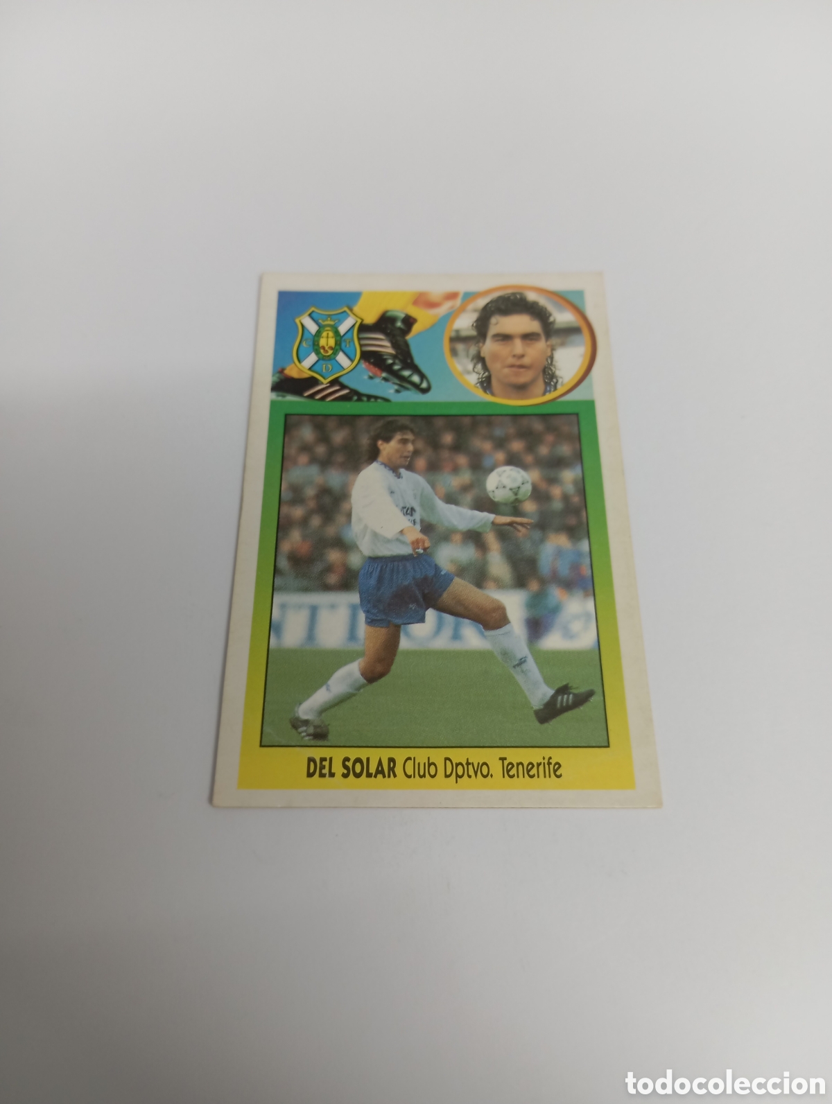 Cromos de F&uacute;tbol: DEL SOLAR Tenerife Liga Este 1993 1994 CART&Oacute;N Panini 93 94 NUEVO SIN PEGAR