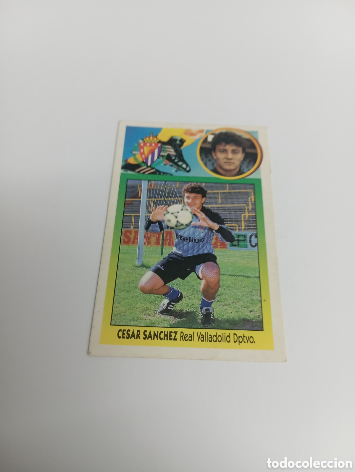 Cromos de F&uacute;tbol: C&Eacute;SAR S&Aacute;NCHEZ Valladolid Liga Este 1993 1994 CART&Oacute;N Panini 93 94 RECUPERADO