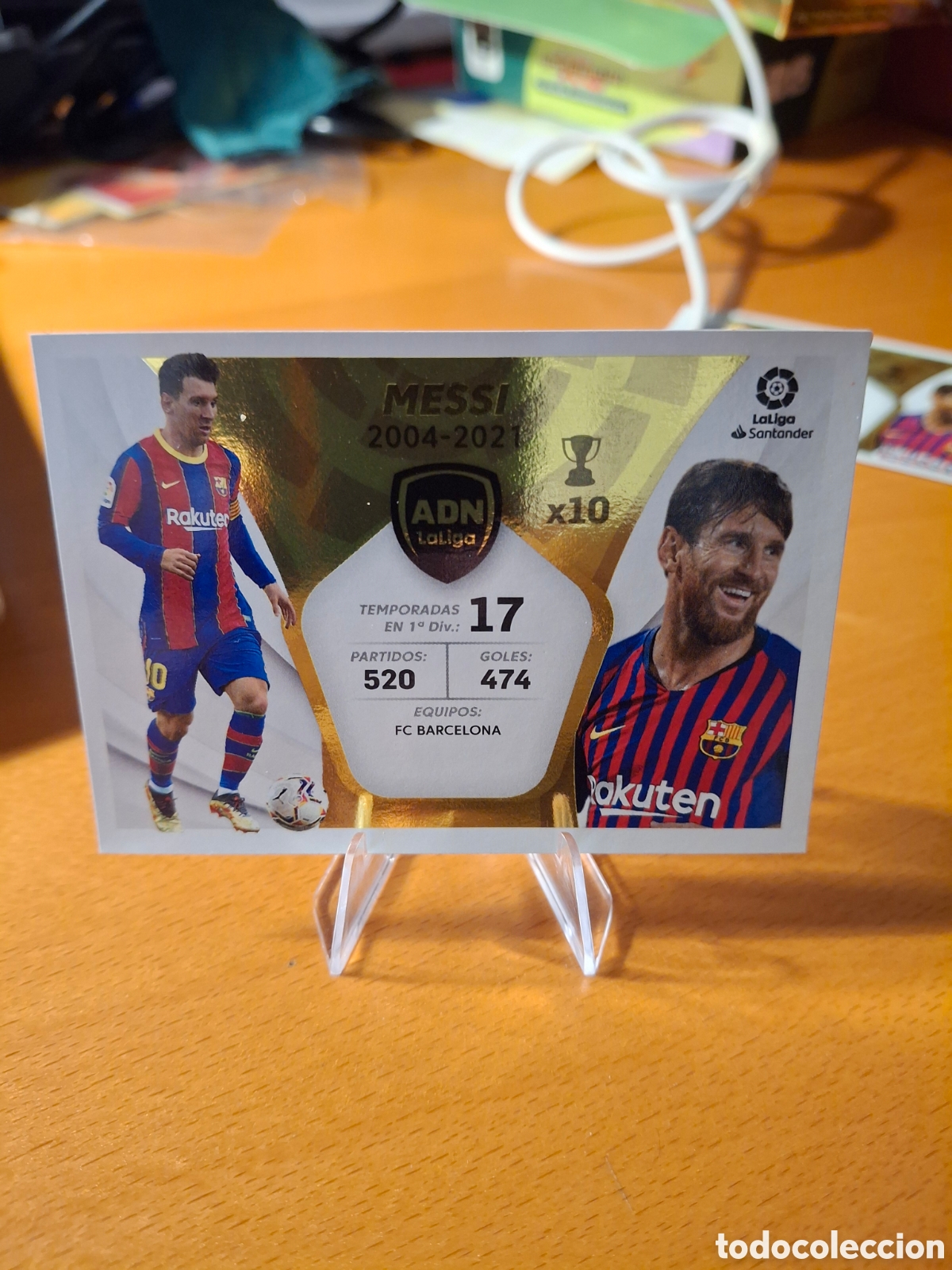 Cromos de F&uacute;tbol: Messi. Liga ESTE 2021 2022