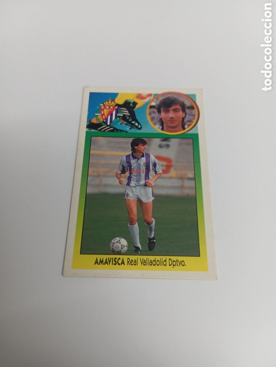 Cromos de F&uacute;tbol: AMAVISCA Valladolid Liga Este 1993 1994 CART&Oacute;N Panini 93 94 NUEVO SIN PEGAR