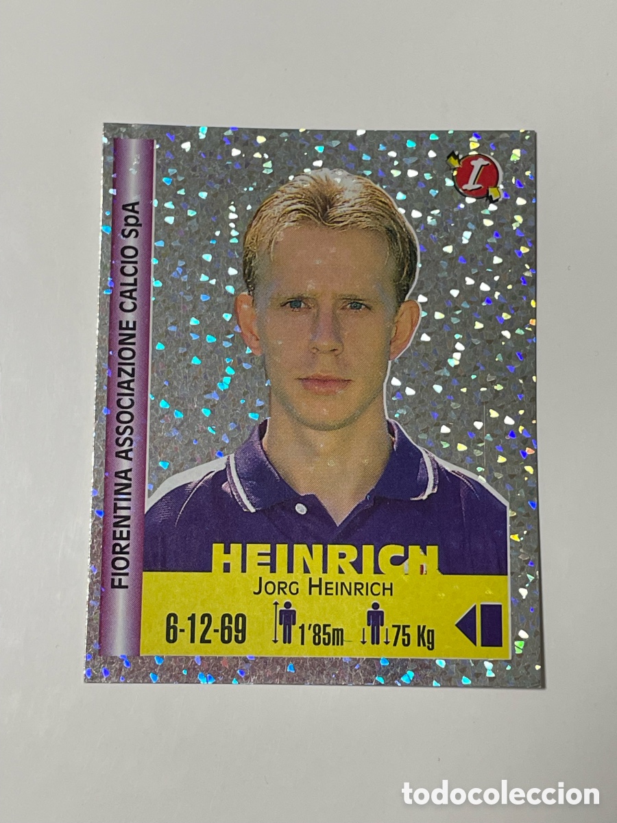 Cromos de F&uacute;tbol: Jorg Heinrich Fiorentina Panini Equipos de Europa 1999 #354 acabado brillo.