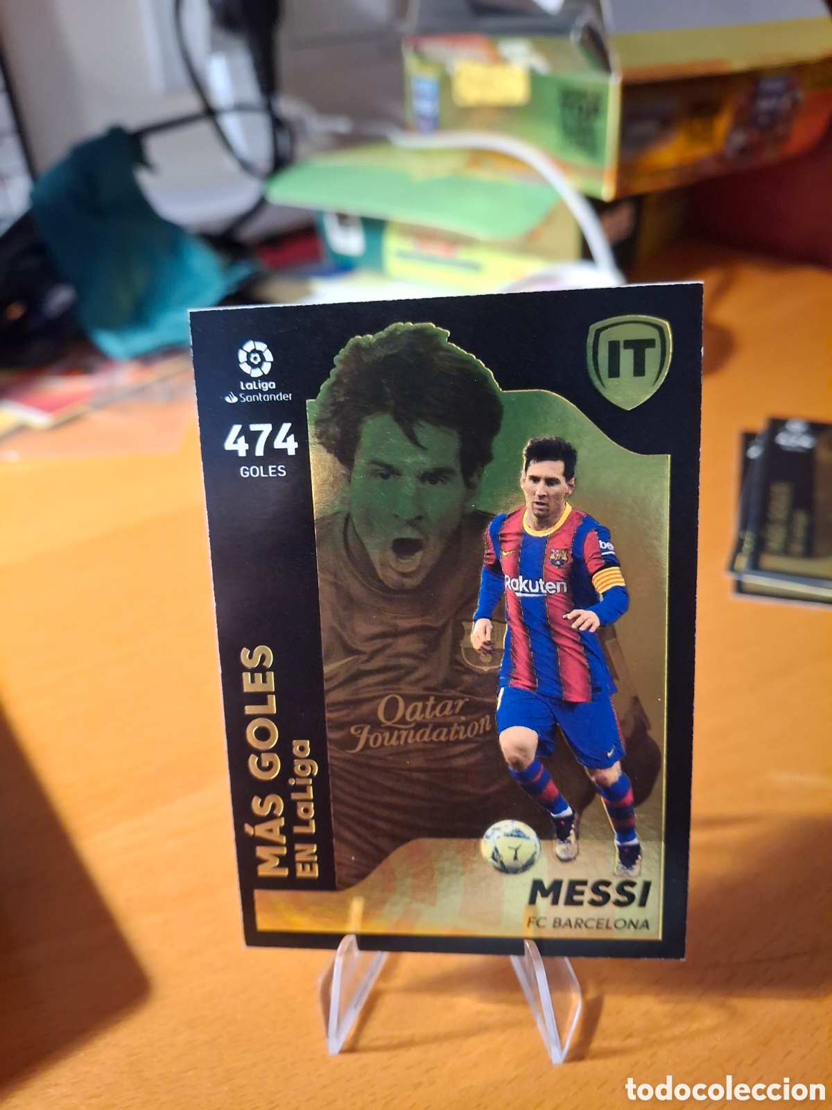 Cromos de F&uacute;tbol: Messi. Liga ESTE 2021 2022