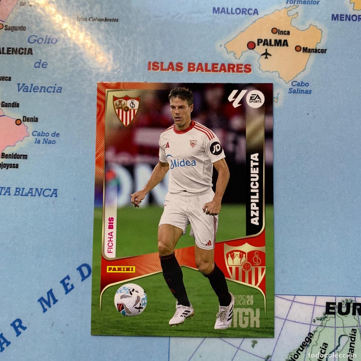 Cartes &agrave; collectionner de Football: Azpilicueta n&uacute;mero 333 Bis Del Sevilla megacracks 25-26 2025-2026