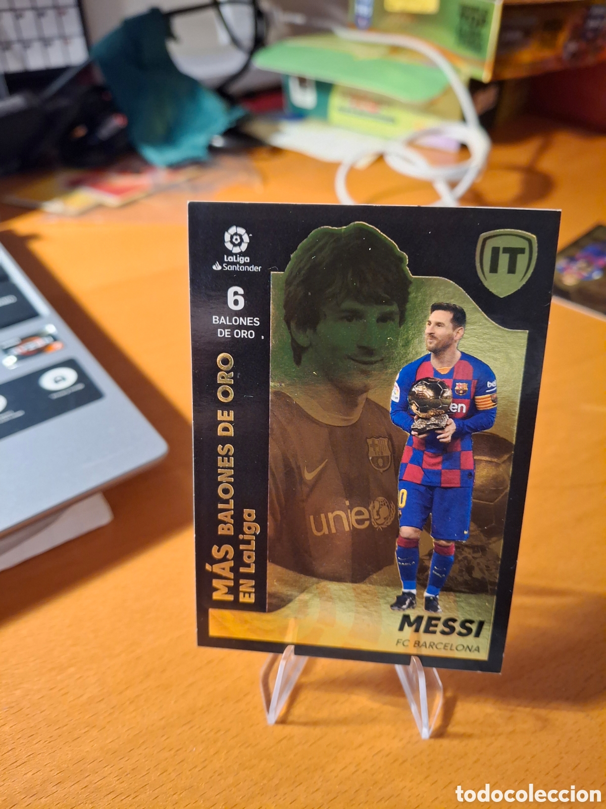 Fu&szlig;ball-Sticker: Messi. Liga 2021-2022