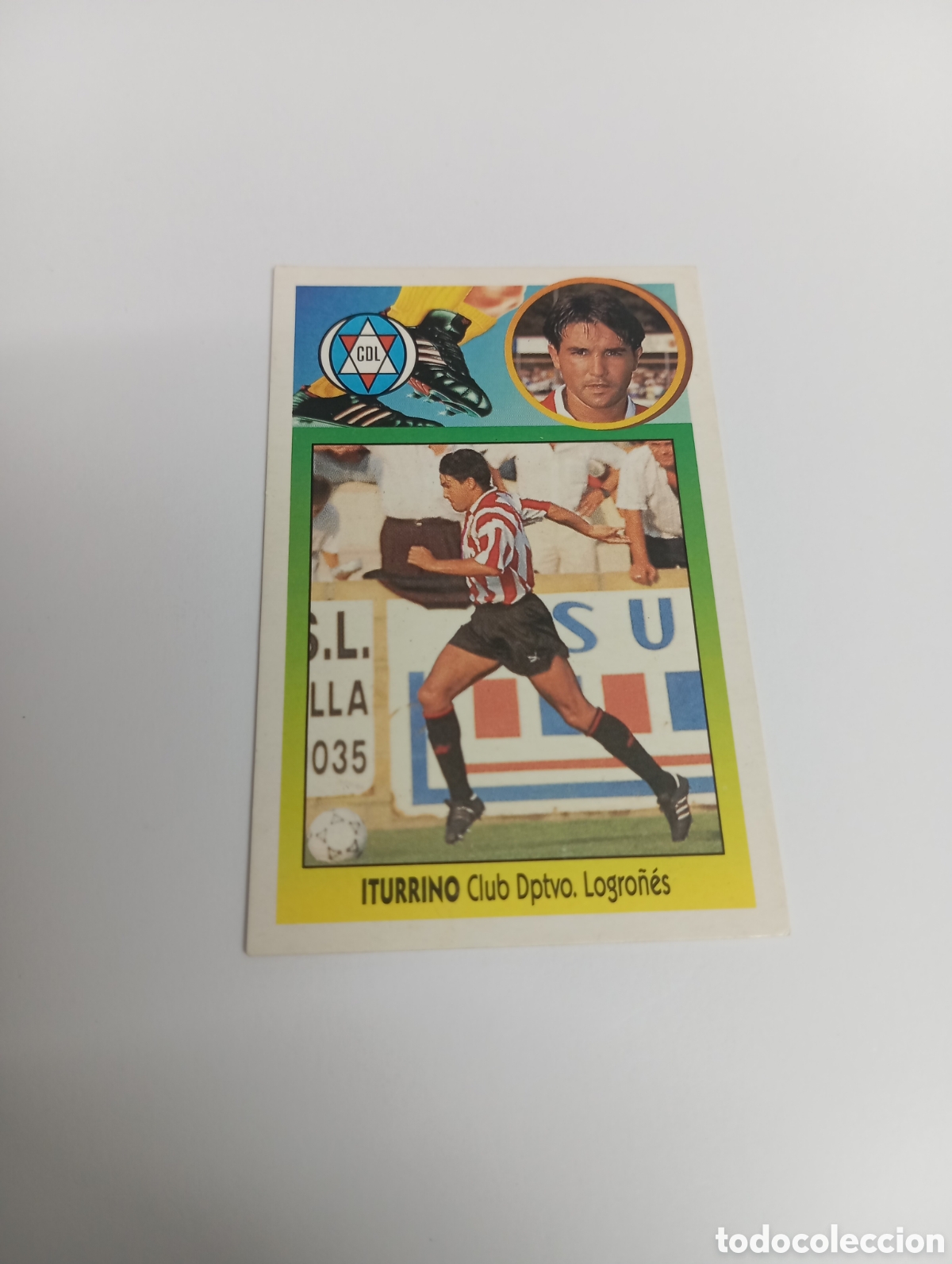 Cromos de F&uacute;tbol: ITURRINO Logro&ntilde;&eacute;s Liga Este 1993 1994 CART&Oacute;N Panini 93 94 RECUPERADO