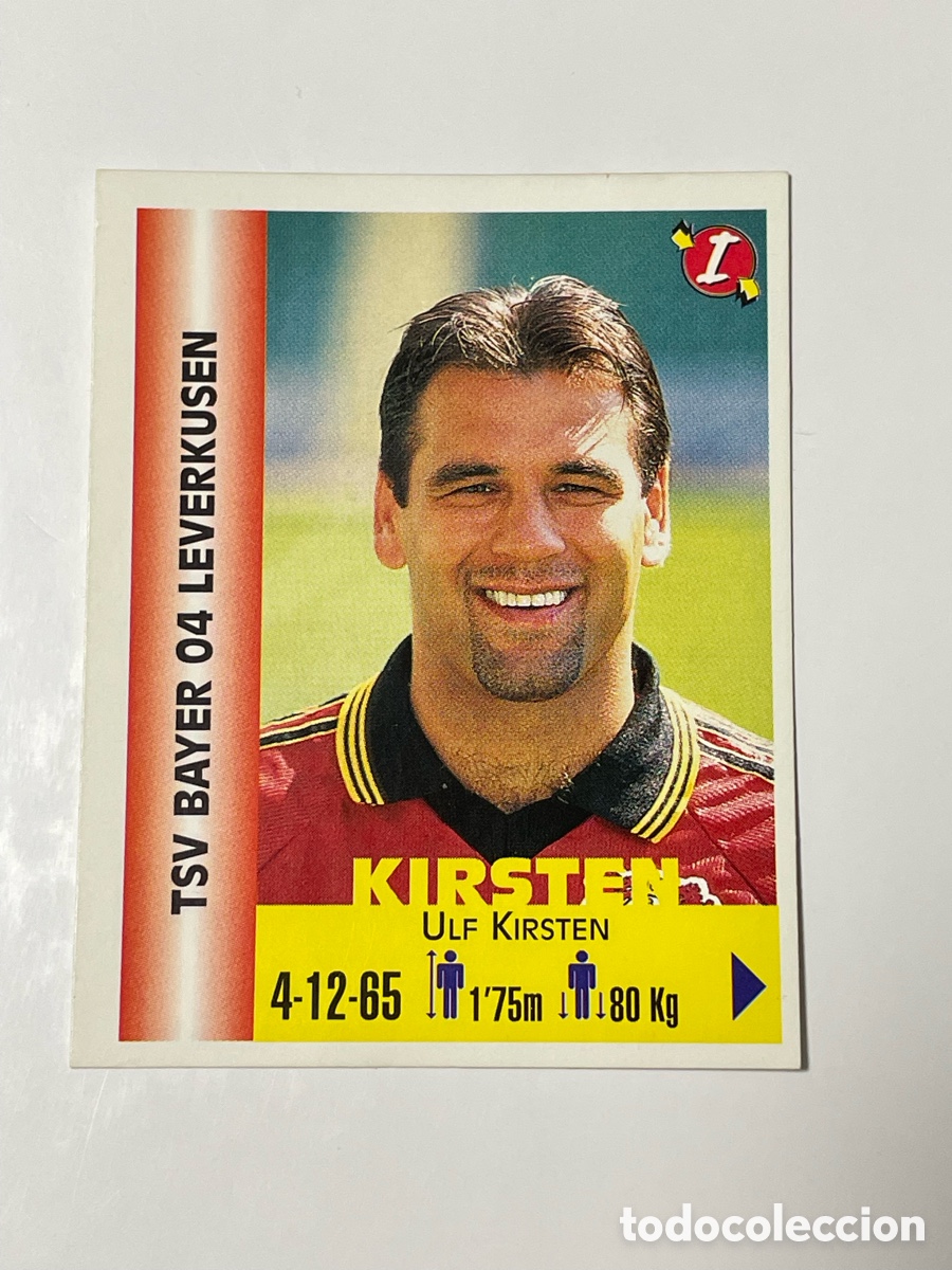 Cromos de F&uacute;tbol: Ulf Kirsten Bayer Leverkusen Panini Equipos de Europa 1999 #376
