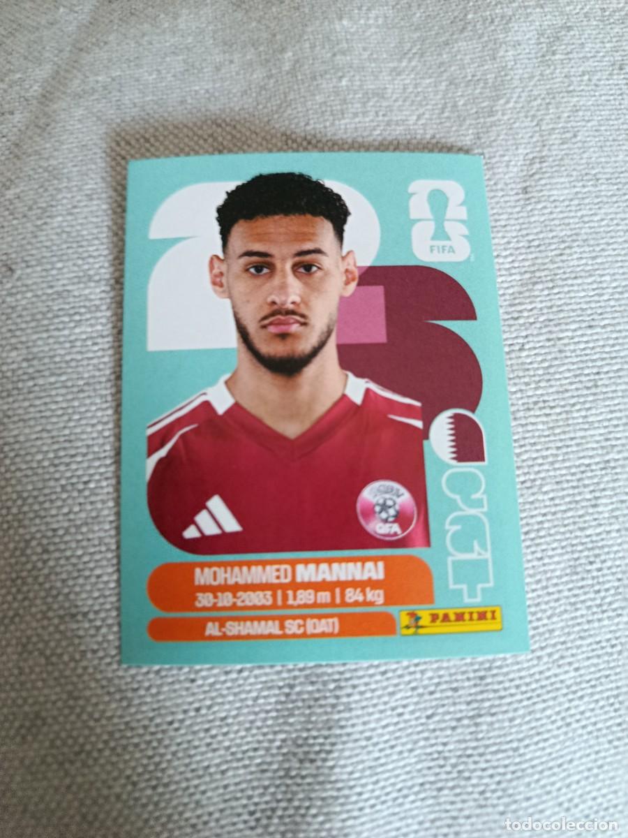 Cromos de F&uacute;tbol: Panini Mundial 2026 Estados Unidos-Mexico. 9- Mannai. Qatar. Nunca pegado.