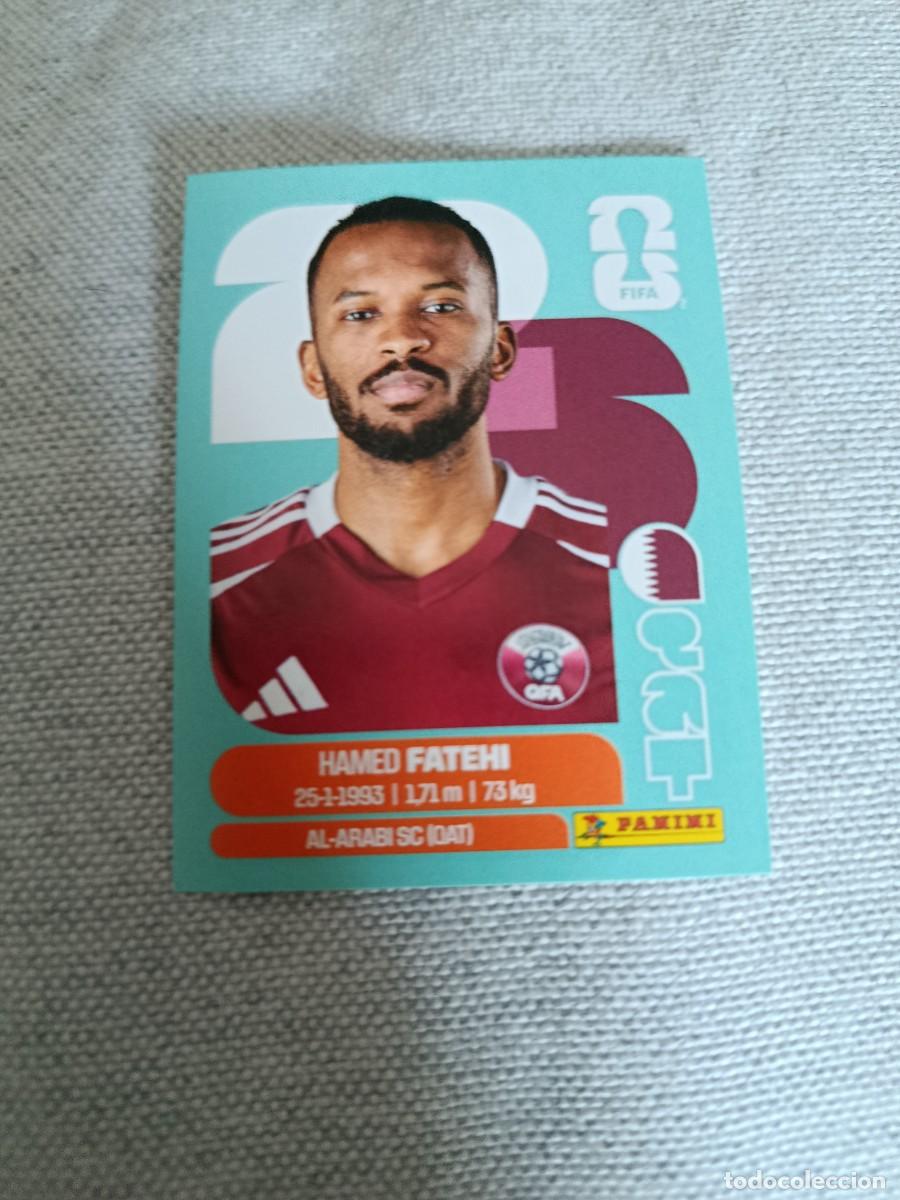 Cromos de F&uacute;tbol: Panini Mundial 2026 Estados Unidos-Mexico. 12- Fatehi. Qatar. Nunca pegado.