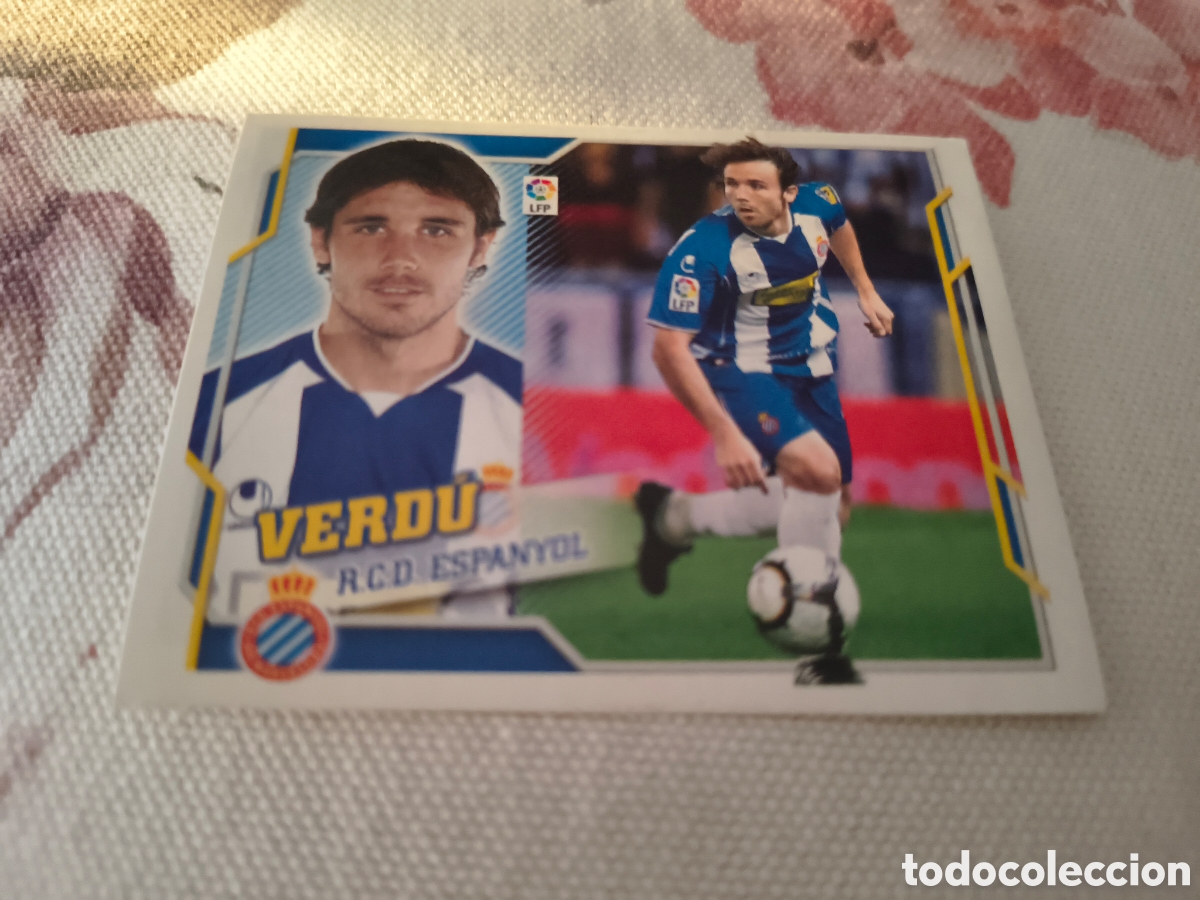 Fu&szlig;ball-Sticker: 2010 11 2011 ESTE VERDU, RCD ESPA&Ntilde;OL, RCD ESPANYOL