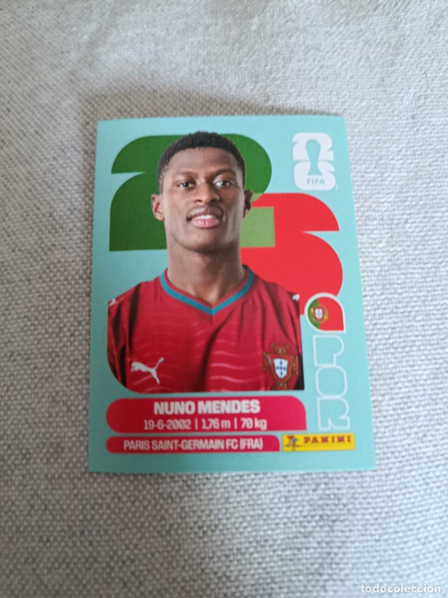 Cromos de F&uacute;tbol: Panini Mundial 2026 Estados Unidos-Mexico. 7- Nuno Mendes. Portugal. Nunca pegado.