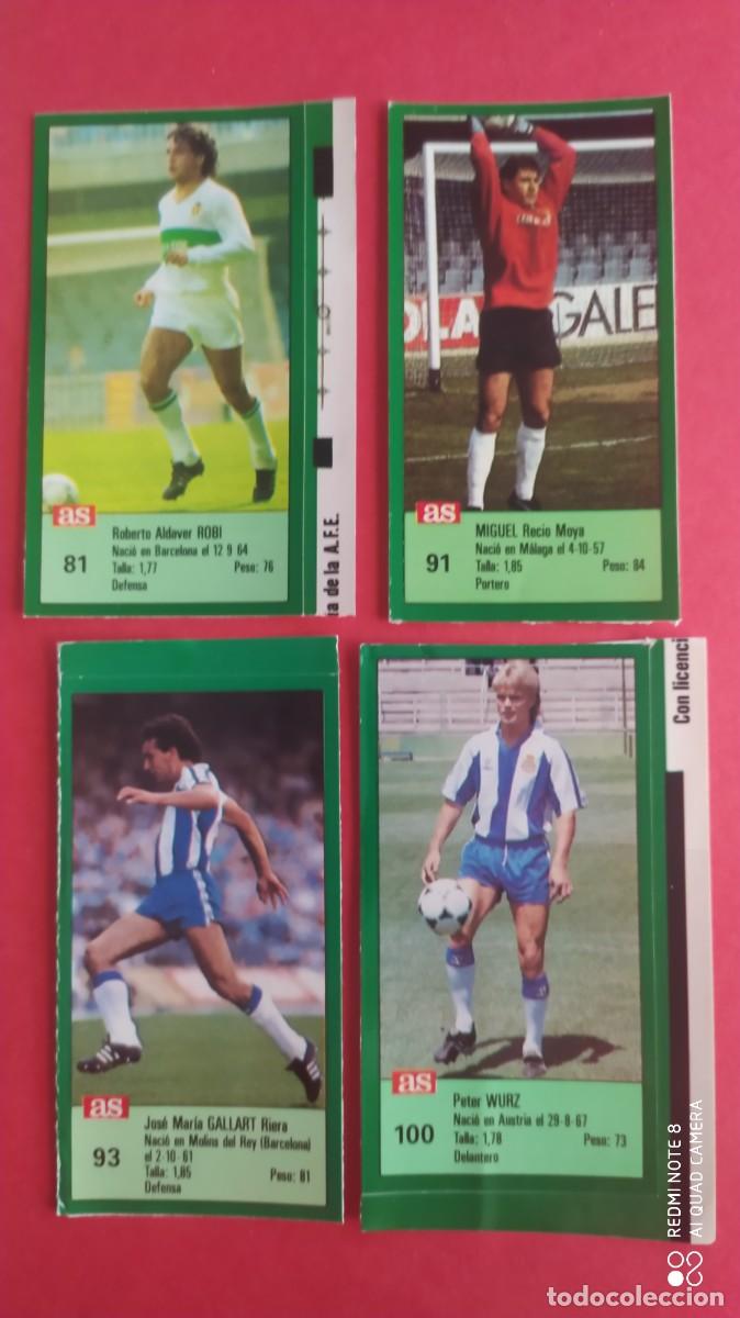 Cromos de F&uacute;tbol: ESPA&Ntilde;OL 100 WURZ AS 1988 1989 ,88-89 SIN PEGAR A2