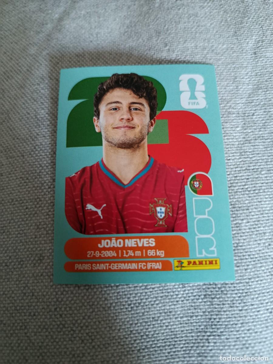 Cromos de F&uacute;tbol: Panini Mundial 2026 Estados Unidos-Mexico. 14- Joao Neves. Portugal. Nunca pegado.