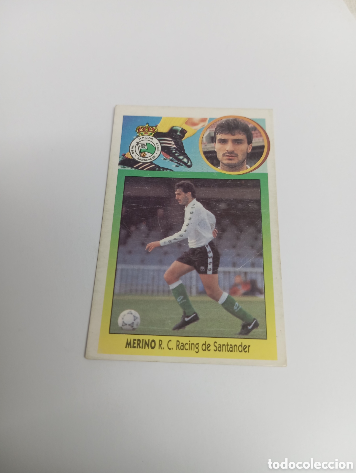 Cromos de F&uacute;tbol: MERINO Racing de Santander Liga Este 1993 1994 CART&Oacute;N Panini 93 94 NUEVO SIN PEGAR