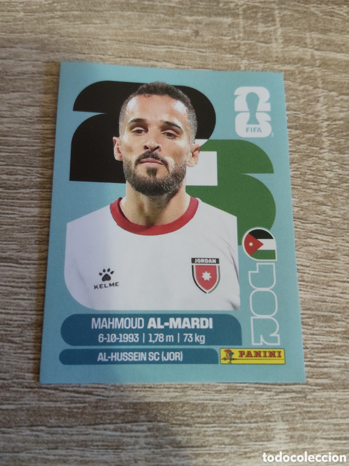 Cromos de F&uacute;tbol: Panini mundial 2026 JOR 17 Mahmoud Al-Mardi Jordania