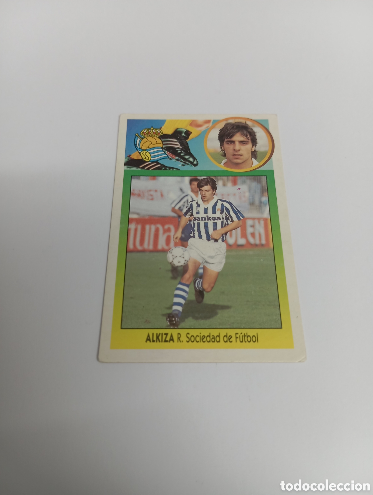Cromos de F&uacute;tbol: ALKIZA Real Sociedad Liga Este 1993 1994 CART&Oacute;N Panini 93 94 NUEVO SIN PEGAR