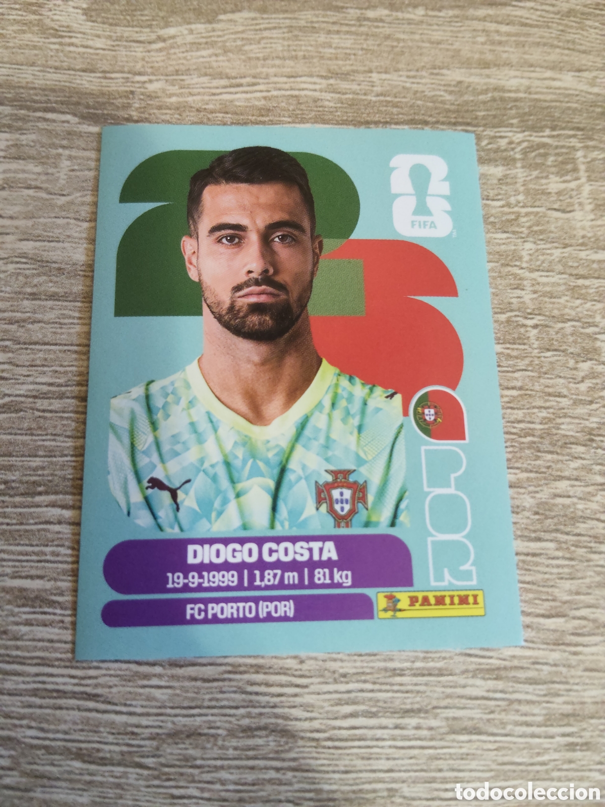 Cromos de F&uacute;tbol: Panini mundial 2026 POR 2 Diogo Costa Portugal