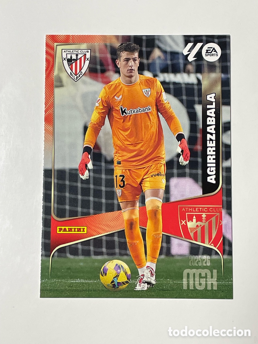 Cromos de F&uacute;tbol: Julen Agirrezabala Athletic de Bilbao Panini Megacracks 2025/26 #39
