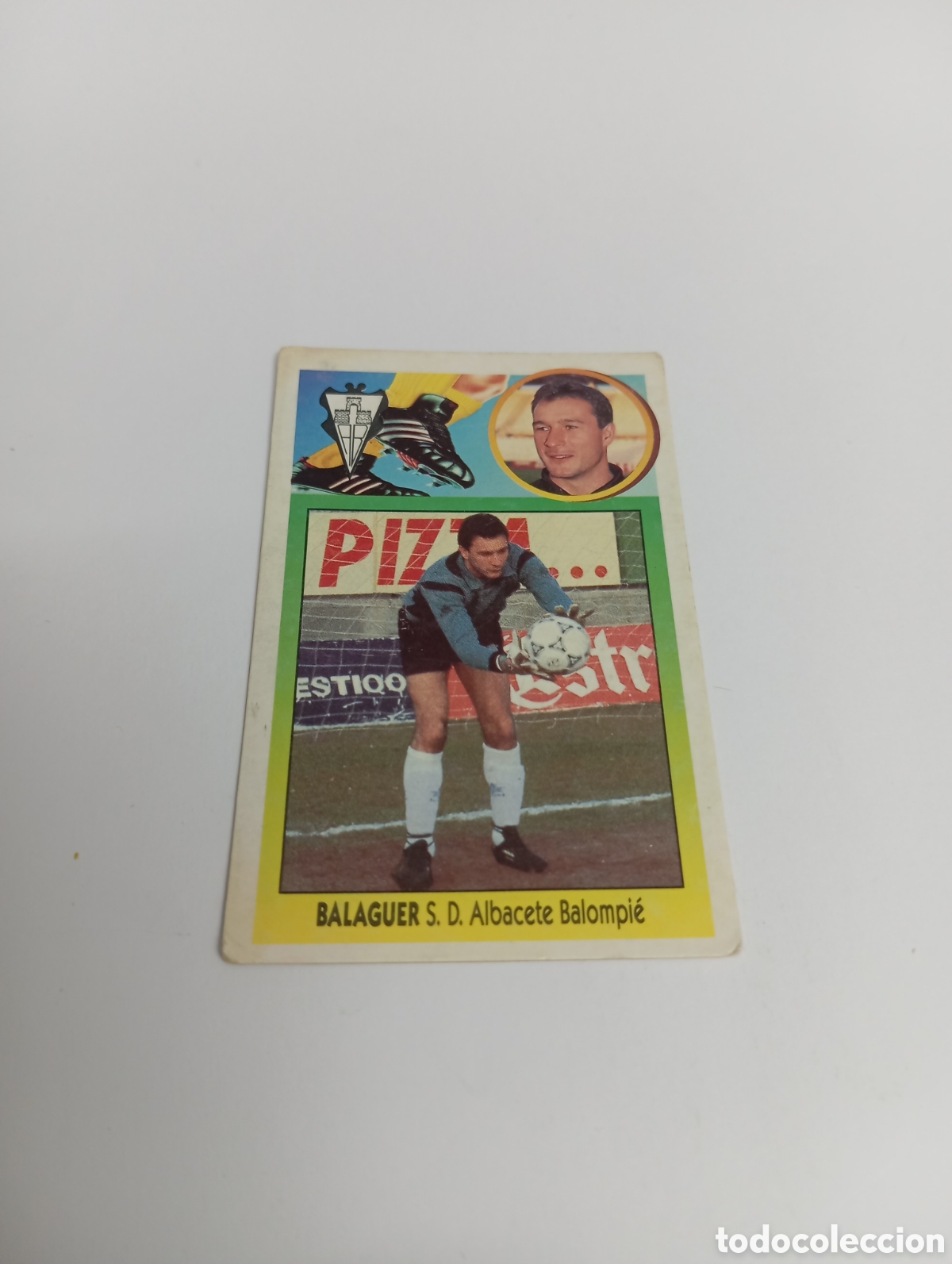 Cromos de F&uacute;tbol: BALAGUER Albacete Liga Este 1993 1994 CART&Oacute;N Panini 93 94 NUEVO SIN PEGAR