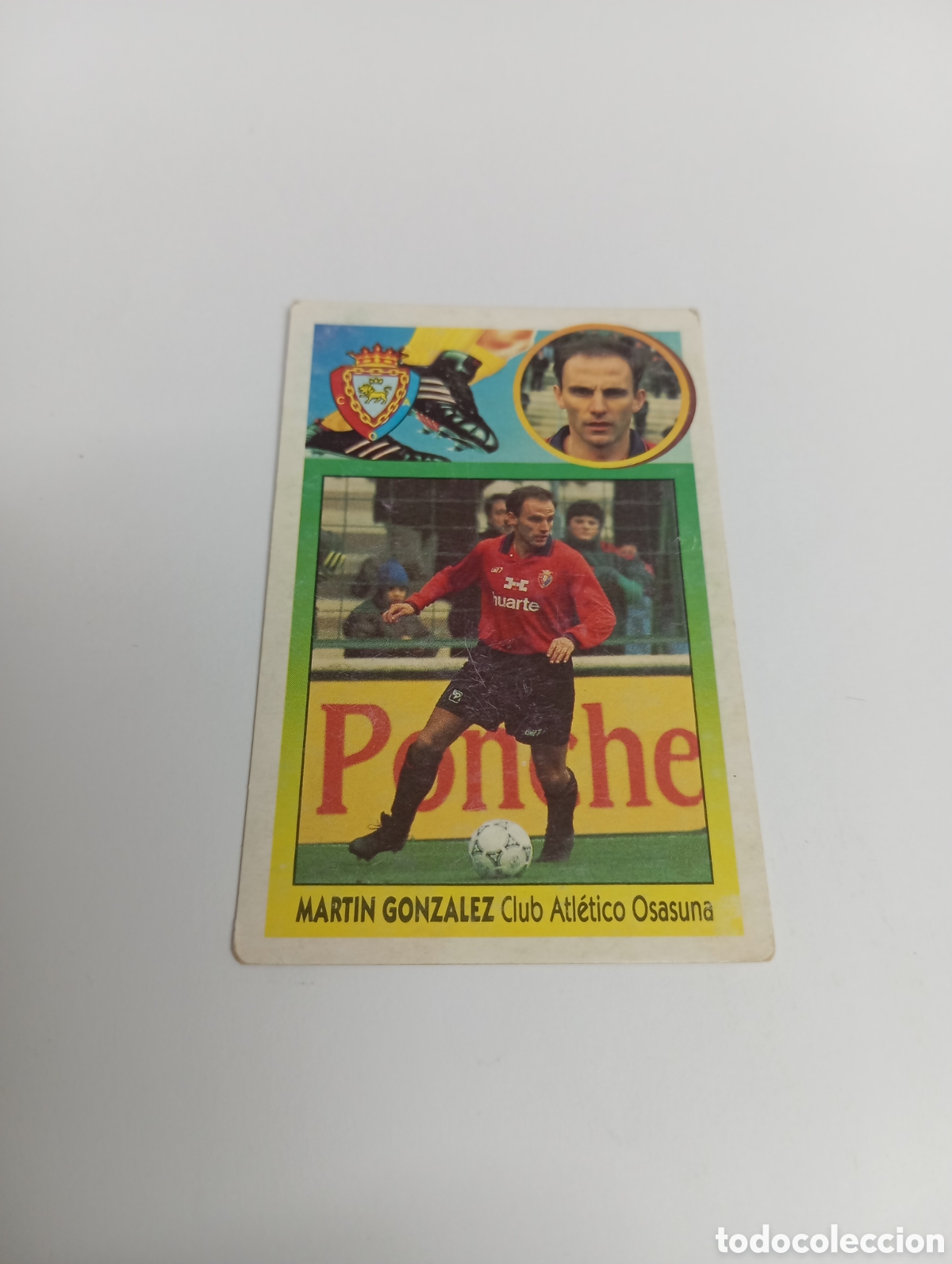 Cromos de F&uacute;tbol: MART&Iacute;N GONZ&Aacute;LEZ Osasuna Liga Este 1993 1994 CART&Oacute;N Panini 93 94 NUEVO SIN PEGAR