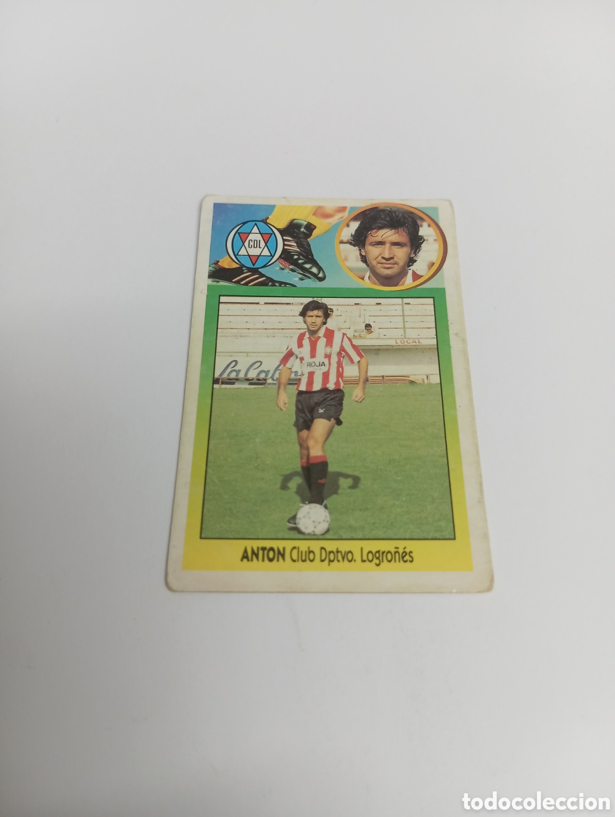 Cromos de F&uacute;tbol: ANT&Oacute;N Logro&ntilde;&eacute;s Liga Este 1993 1994 CART&Oacute;N Panini 93 94 NUEVO SIN PEGAR