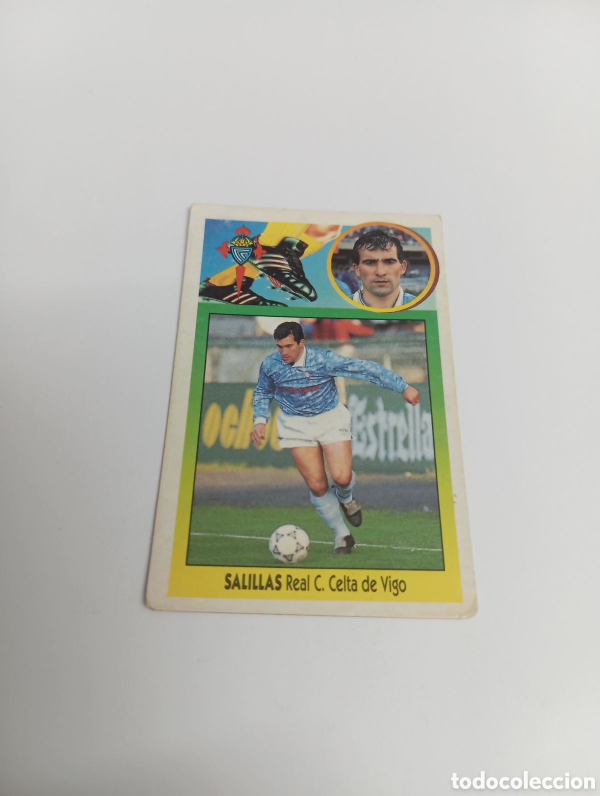 Cromos de F&uacute;tbol: SALILLAS Celta de Vigo Liga Este 1993 1994 CART&Oacute;N Panini 93 94 NUEVO SIN PEGAR